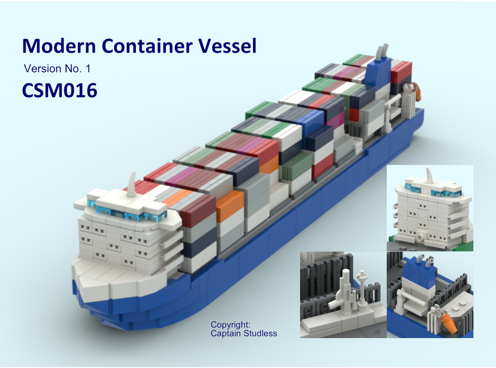 Lego Modern Container Vessel - CSM016