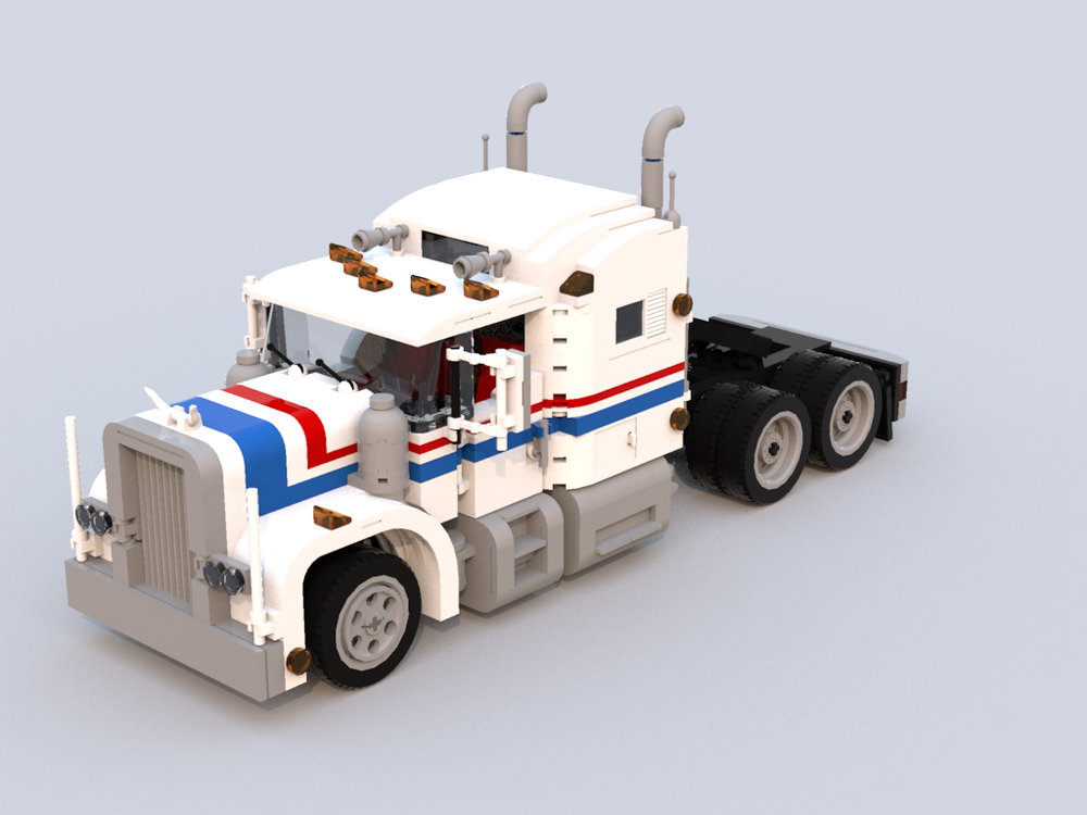 Lego Modern Redesign of Model Team Highway Rig (5580)