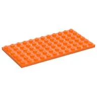 Plate 6 x 12 / Orange