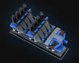 Giga Coaster Roller Coaster Model