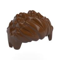 Lego Hair Short Pointy, Wavy in Front / Reddish Brown