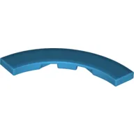 Tile 4 x 4 Curved, Macaroni / Dark Azure