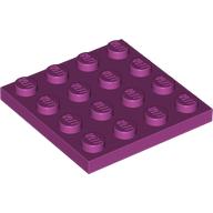 Lego Plate 4 x 4 / Magenta