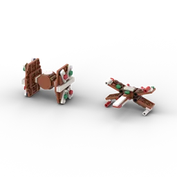Gingerbread Tie and X Wing