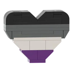 Asexual Pride Heart