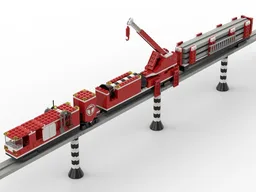 Monorail Construction and Maintenance Vehicle v2 (Red)