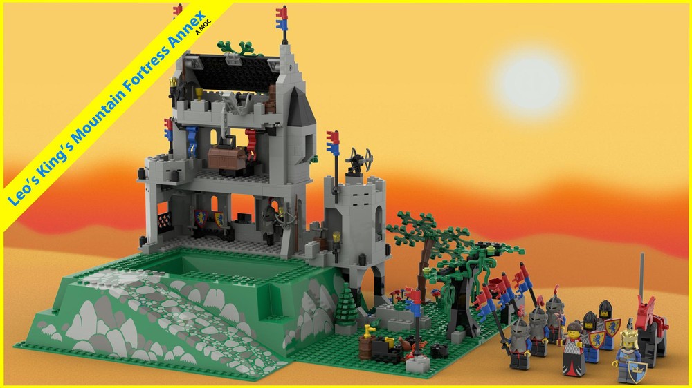 Lego Leo's King Mountain Fortress Annex