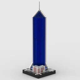 Bank Tower Six at 1/650th scale