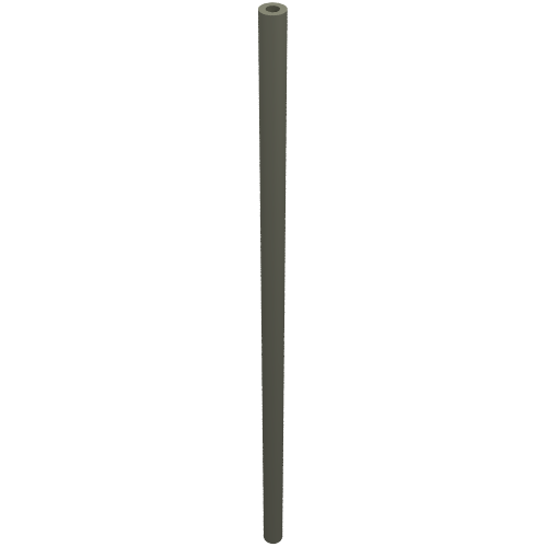 Lego Hose Rigid 3mm D. 12L / 9.6cm / Dark Gray