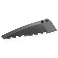 Brick Wedged, Curved 10 x 3 Left / Metallic Silver