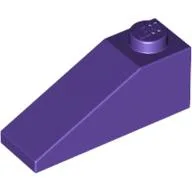 Brick Sloped 33° 3 x 1 / Dark Purple