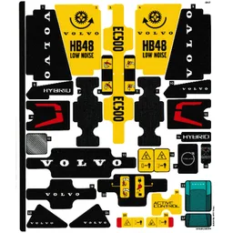 Sticker Sheet for Set 42215-1 / [No Color/Any Color]