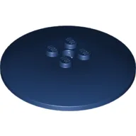 Dish 6 x 6 Inverted (Radar) with Solid Studs / Dark Blue