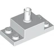 Brick Special 2 x 4, with 2 x 2 Brick with Top Pin and 1 x 2 Side Plates / White