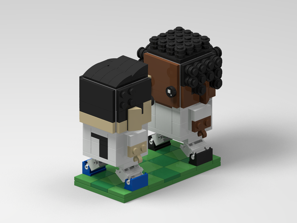 Lego Brickhead: Ronaldo and Marcelo hitting the siu