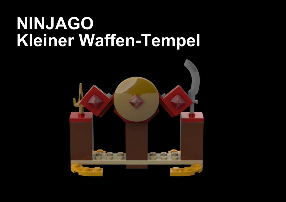 Lego MOC - Ninjago Little Weapon-Temple | Kleiner Waffen-Tempel