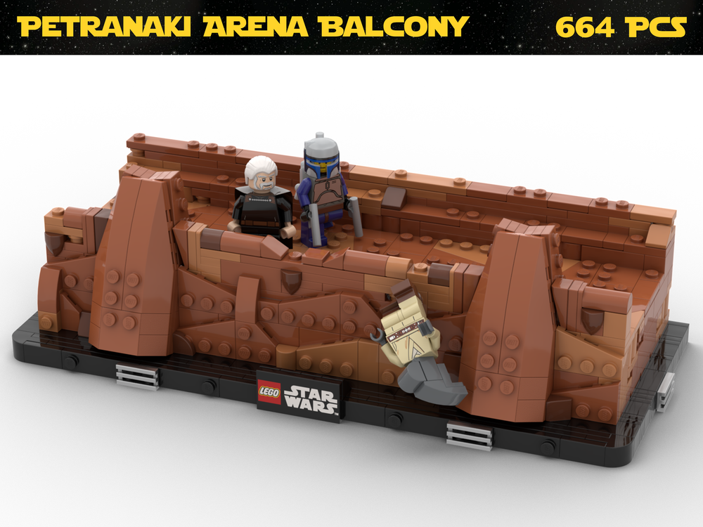 Lego Geonosis Arena Balcony Diorama (22BBY)