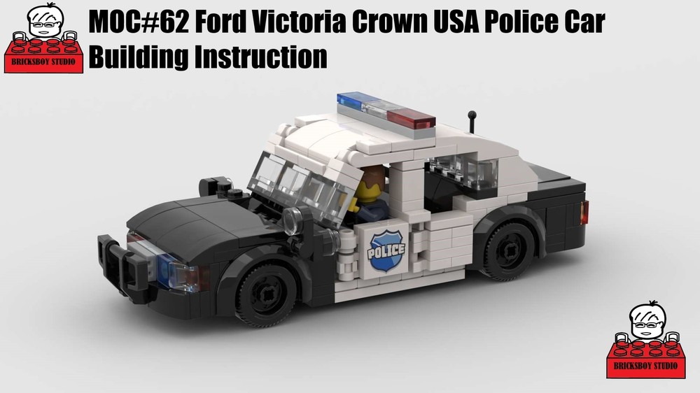 Lego MOC #62 Ford Victoria Crown USA Police Car