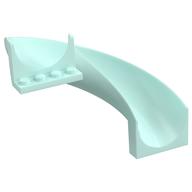 Lego Slide Curved 180° / Light Aqua