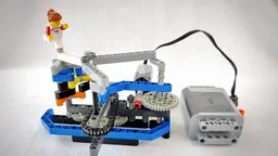 Lego figure skater machine