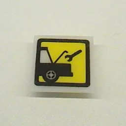 Light Sign 2 x 2 Clip on Back with Car Repair Print / Milky White