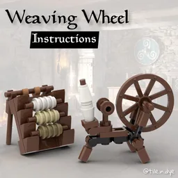 WEAVING WHEEL - CASTLE/MEDIEVAL THEME
