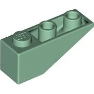 Brick Sloped Inverted 34° 3 x 1 without Internal Stopper / Sand Green