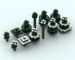 Block Accurate Spruce Trees