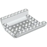 Brick Curved Inverted 8 x 8 x 2 Double / White