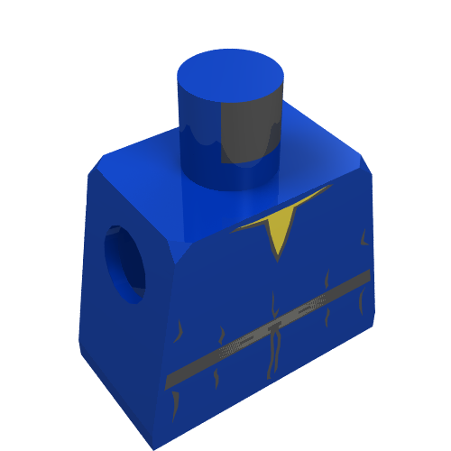 Lego Minifig Torso with SW Tunic and Belt Print