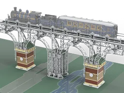 Coaster Track Railroad Bridge
