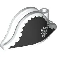 Hat Pirate Bicorne with Admiral Print - New Version