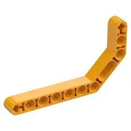 Technic Beam 1 x 11.5 Double Bent Thick / Bright Light Orange
