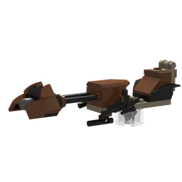 Convenient Brown Speeder Bike