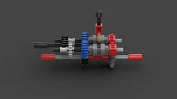 Centered heavy-duty manual 4-speed gearbox - Front input