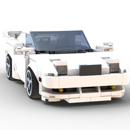 White 1994 180SX Type X