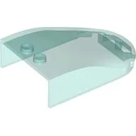 Windscreen 6 x 4 x 1 Curved / Trans-Light Blue