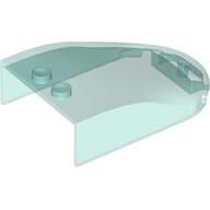 Lego Windscreen 6 x 4 x 1 Curved / Trans-Light Blue