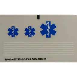 Sticker Sheet for Set 7890-1 / [No Color/Any Color]