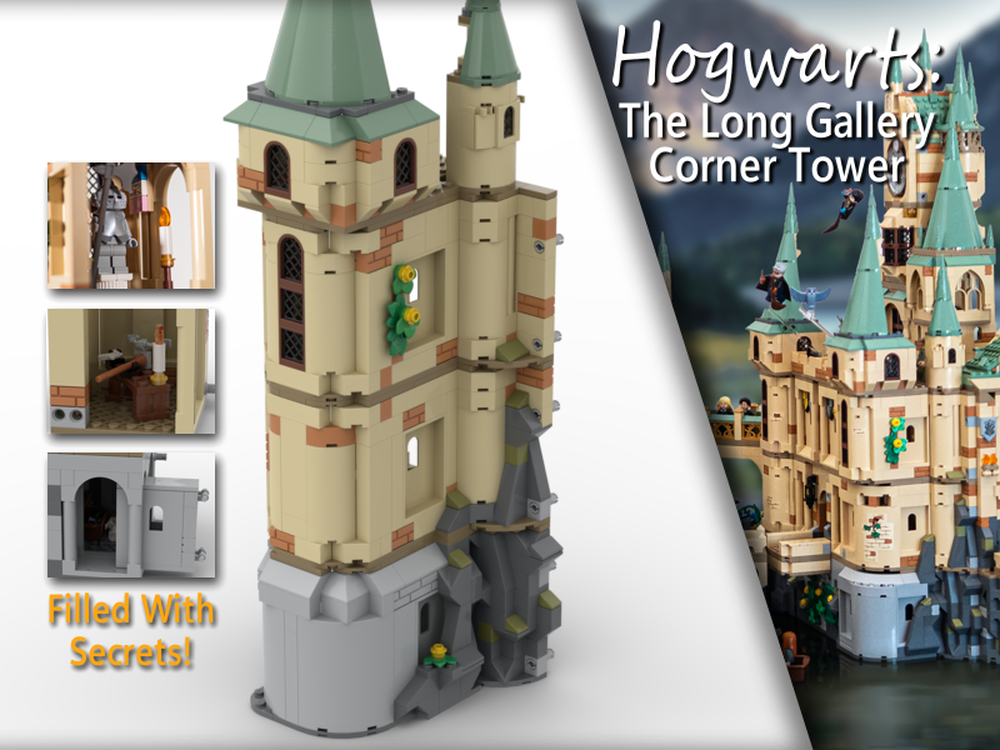 Lego HP Modular - Long Gallery Corner Tower