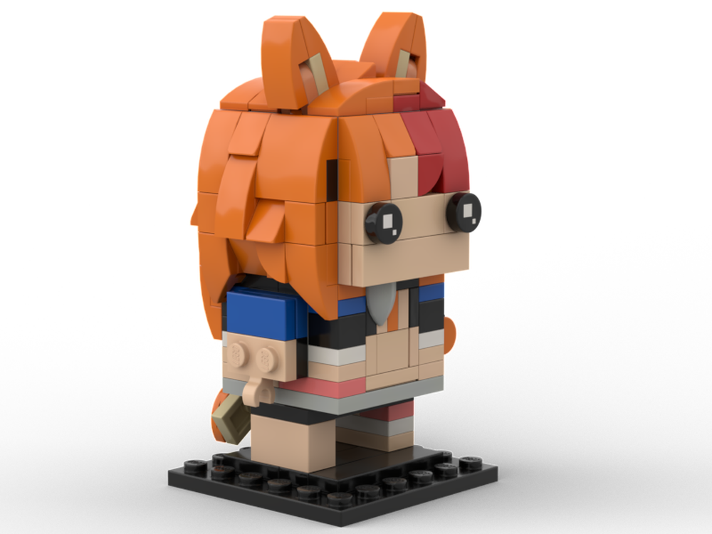 Lego Buffpup workout Brickheadz