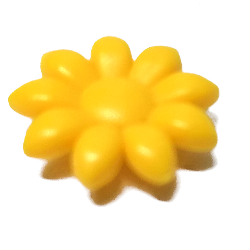 Lego Belville / Scala, Plant Flower with 9 Petals Type 2 / Yellow