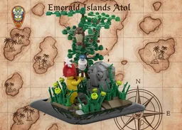 Pious King Kahuka - A ceremonial scene - Learn terrain & vegetation techniques / Vignette #2 / 🎁 FREE DOWNLOAD