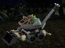Rock Raiders Loader Dozer Cavern Crane