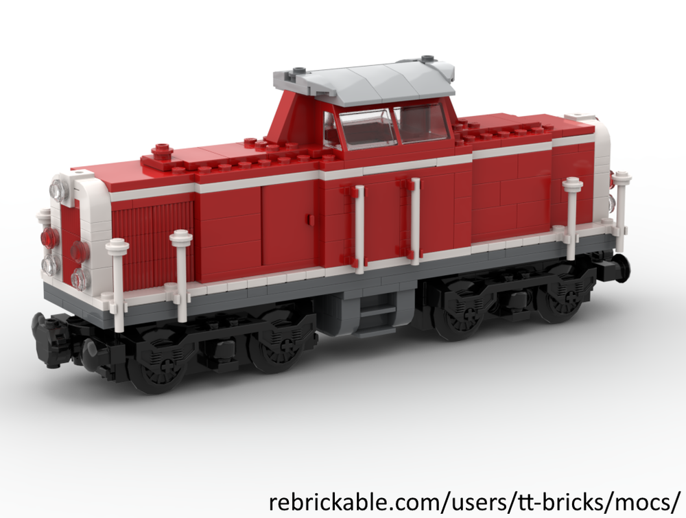 Lego DB BR 212 (V 100) Locomotive (6W)
