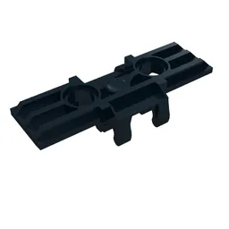 Technic Link Tread Wide with Two Pin Holes, Reinforced / Black