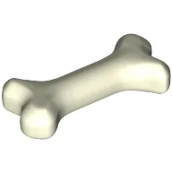 Animal Body Part, Dog Bone [Short] / Glow in Dark White