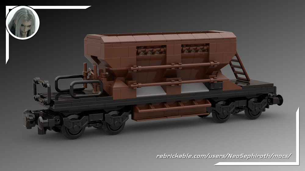 Lego Gravel side dumper wagon