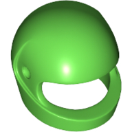 Lego Helmet, Standard / Bright Green