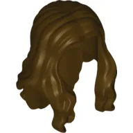 Hair Long Wavy with Centre Part / Dark Brown